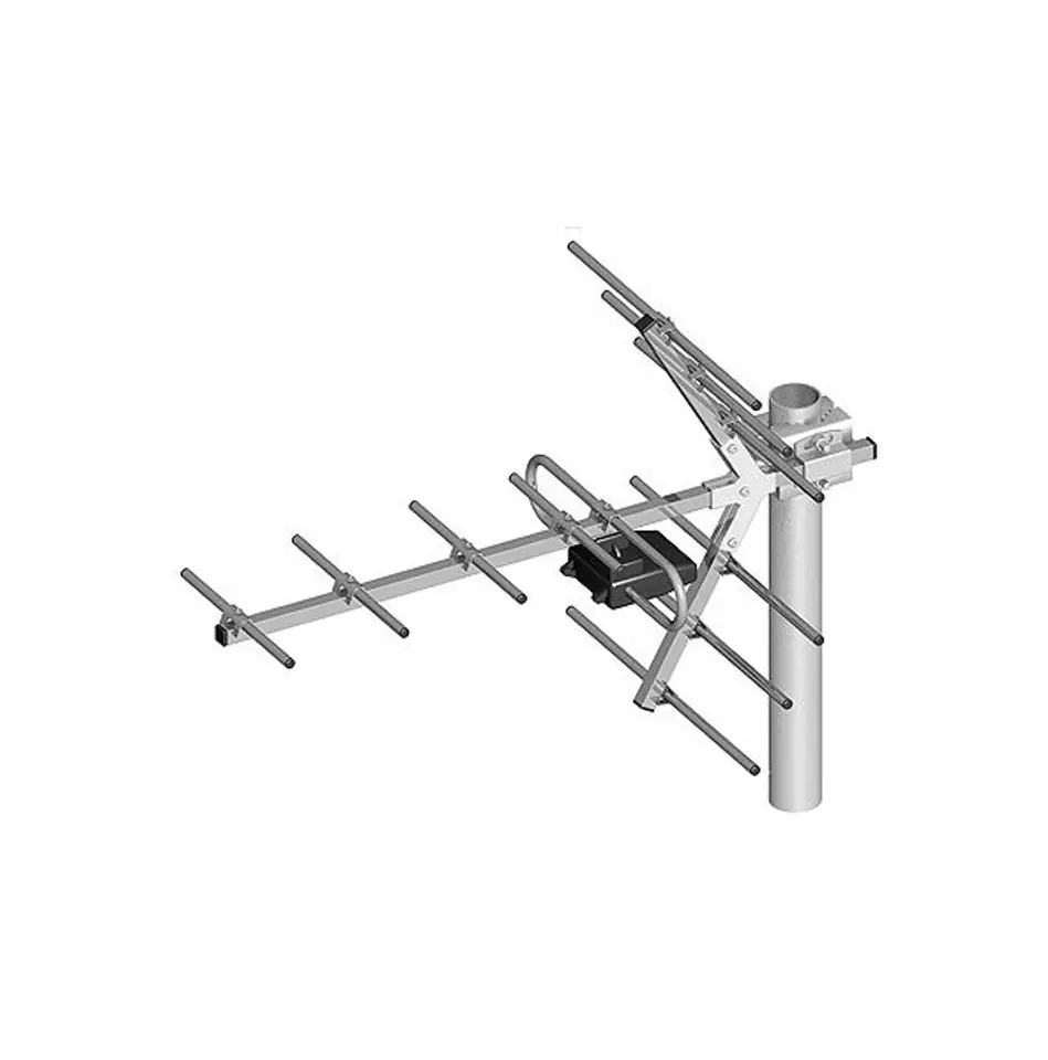 Directional TV antenna 2160 "Yaga" 11elements without symmetrizer Thames Wasserman.eu